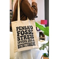 Tote Bag pensavo fosse stress